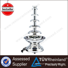 China Mainland Buffet Equipment 4 Tiers Mini Chocolate Fountain